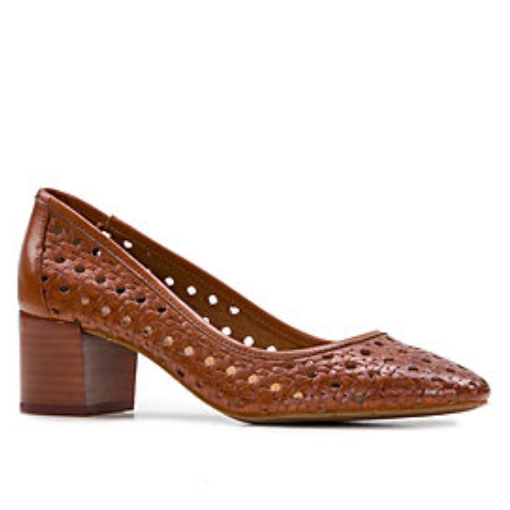 Patricia Nash Brown Block Heel Pumps 👠